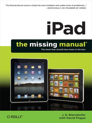 cover image of iPad:  the Missing Manual